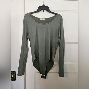 Olive green bodysuit